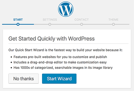 easy-setup WordPress